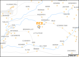 map of Rico