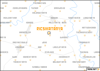 map of Ricsikatanya