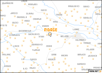 map of Ridage