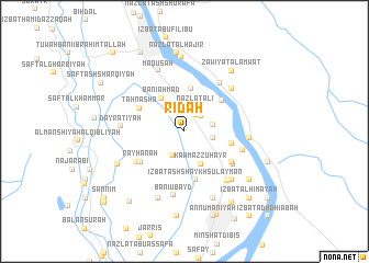 map of Rīdah