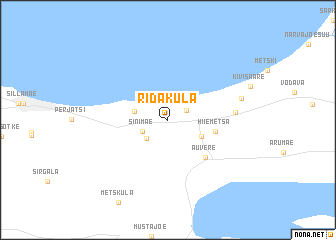 map of Ridaküla