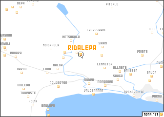 map of Ridalepa