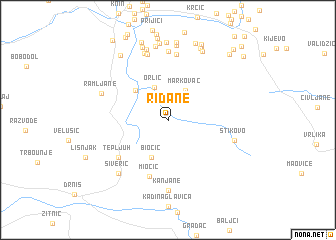 map of Riđane