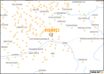 map of Ridarci