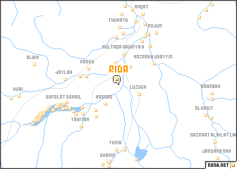 map of Ridāʼ