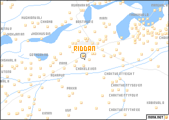 map of Riddān