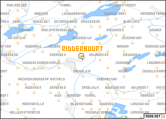 map of Ridderbuurt