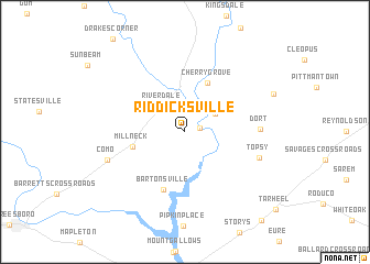 map of Riddicksville