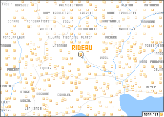 map of Rideau