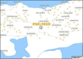 map of Rí del Medio