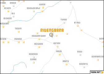 map of Ridengbara