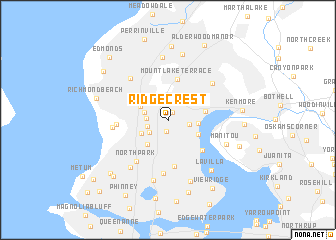 map of Ridgecrest