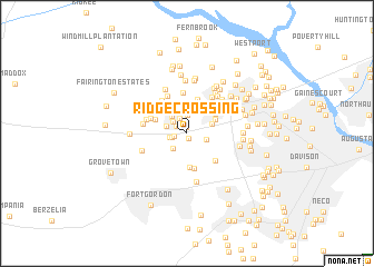 map of Ridge Crossing