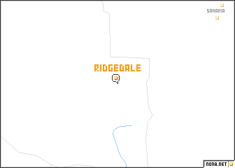 map of Ridgedale