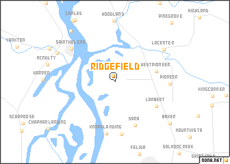 map of Ridgefield