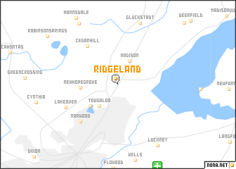 map of Ridgeland