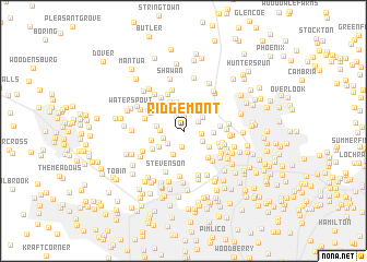 map of Ridgemont