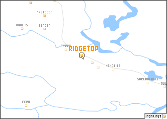 map of Ridgetop