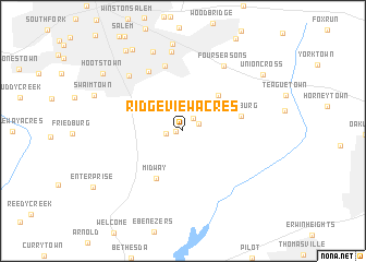 map of Ridgeview Acres