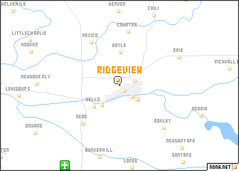 map of Ridgeview