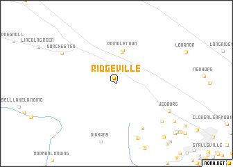 map of Ridgeville