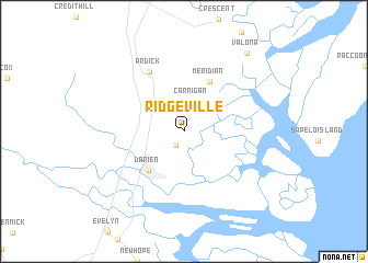 map of Ridgeville