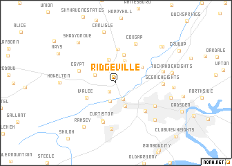 map of Ridgeville