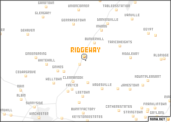 map of Ridgeway