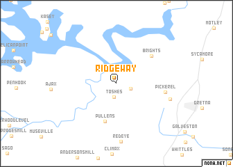 map of Ridgeway