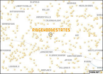 map of Ridgewood Estates