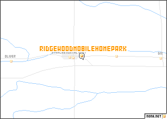 map of Ridgewood Mobile Home Park