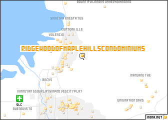 map of Ridgewood of Maple Hills Condominiums