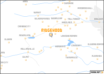 map of Ridgewood