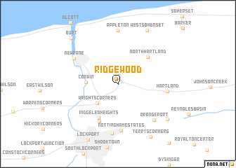 map of Ridgewood