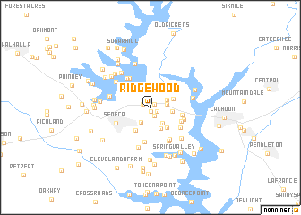 map of Ridgewood