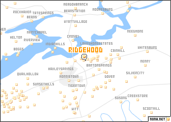 map of Ridgewood