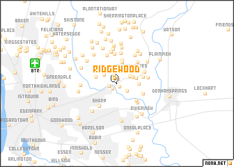 map of Ridgewood