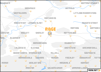 map of Ridge