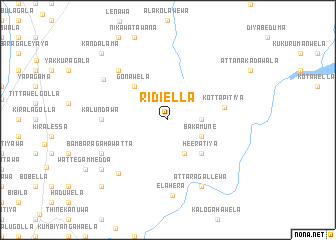 map of Ridiella