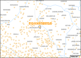 map of Rīdi Khān Bānda