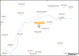 map of Ridong