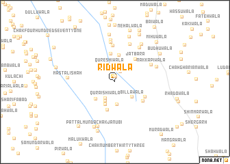 map of Ridwāla