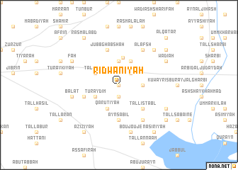 map of Riḑwānīyah