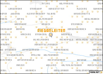 map of Riedanleiten