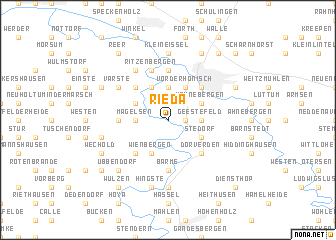 map of Rieda