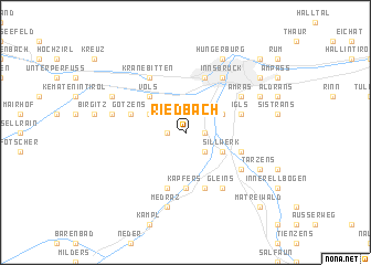 map of Riedbach