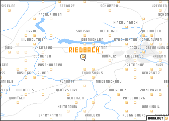 map of Riedbach