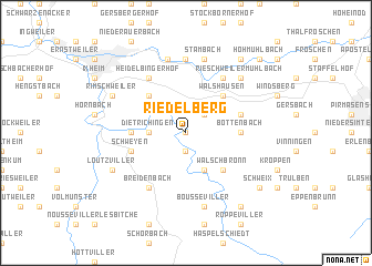 map of Riedelberg