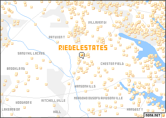 map of Riedel Estates