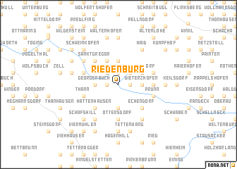 map of Riedenburg